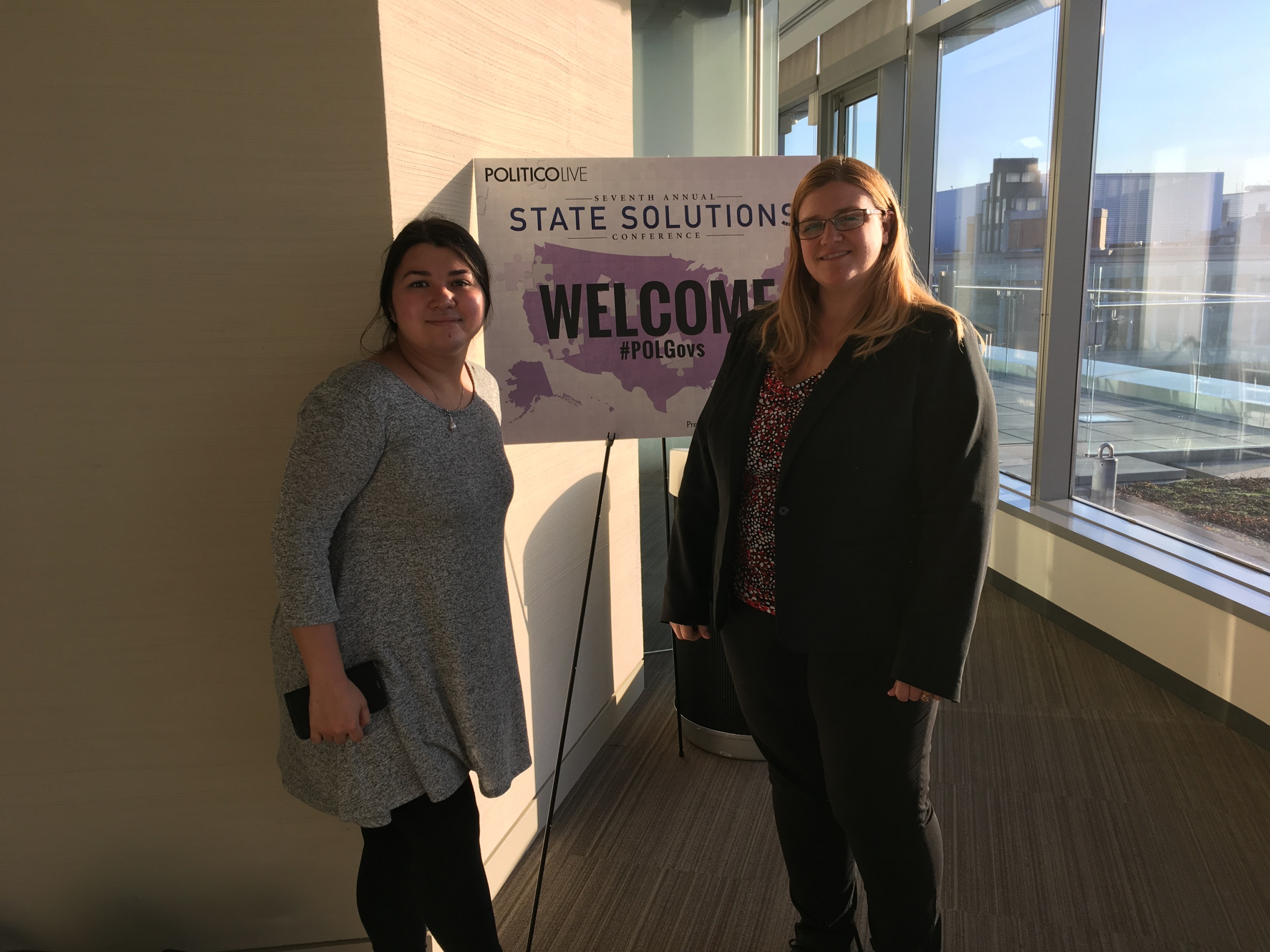 Doris and Katherine at Politicos State Solutions Conference