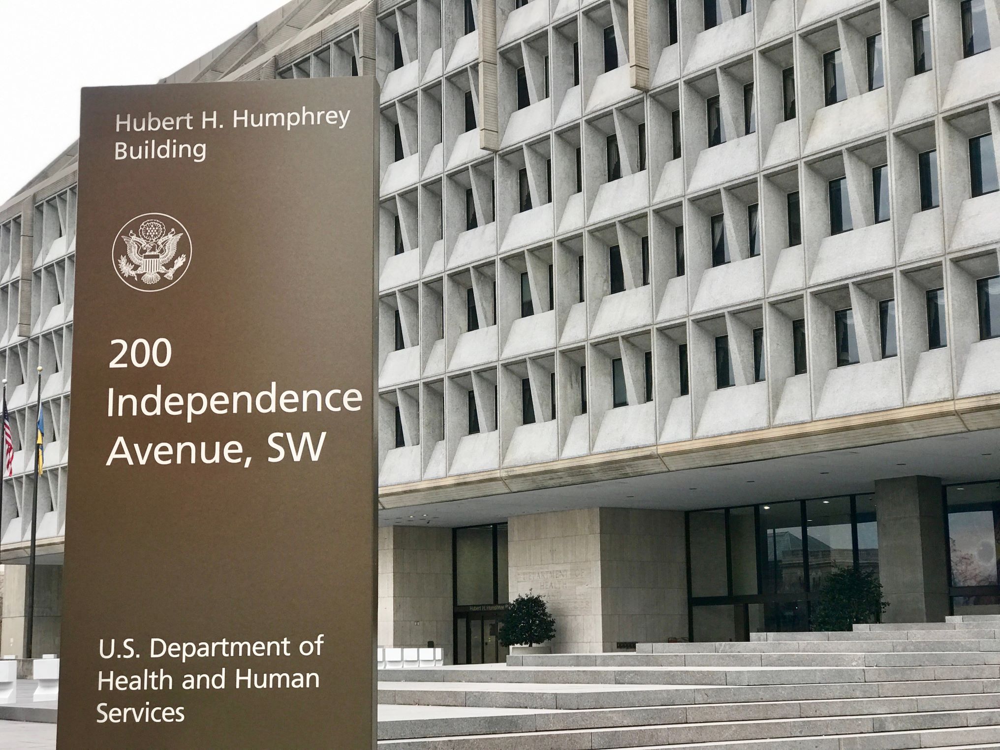 U.S. Department of Health & Human Services building in Washington, DC