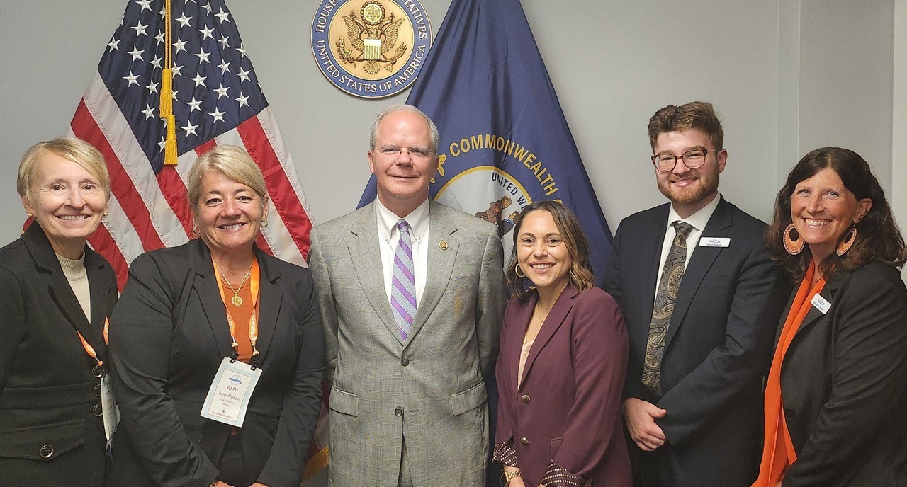 ANCOR members from Kentucky with a member of the state's congressional delegation.